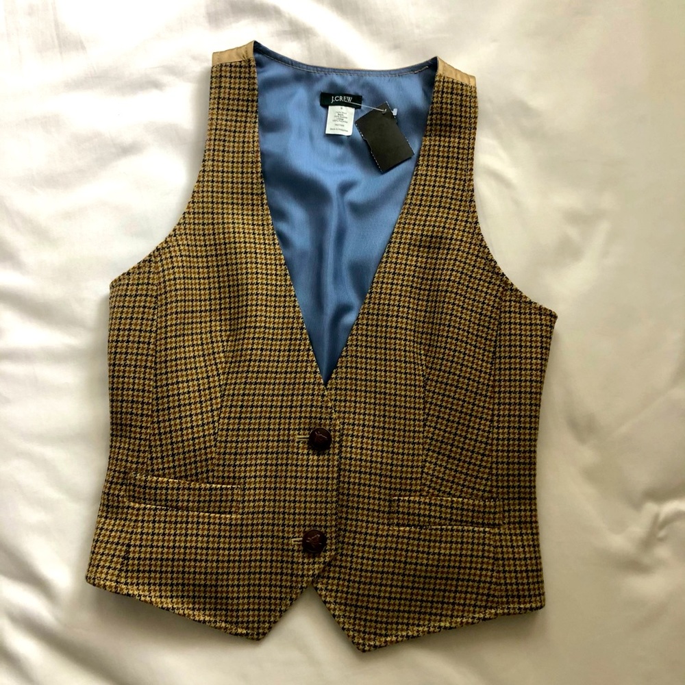J. Crew tweed vest